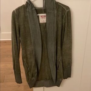 Hooded cardigan